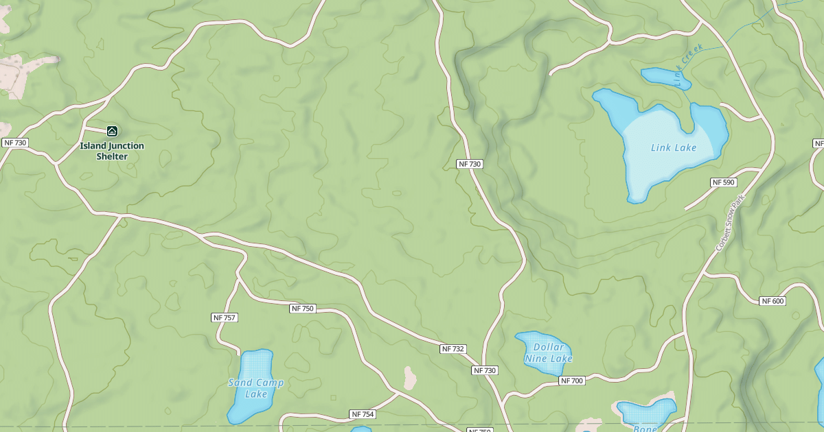 Map preview of Trail #12 - Meadow Lake