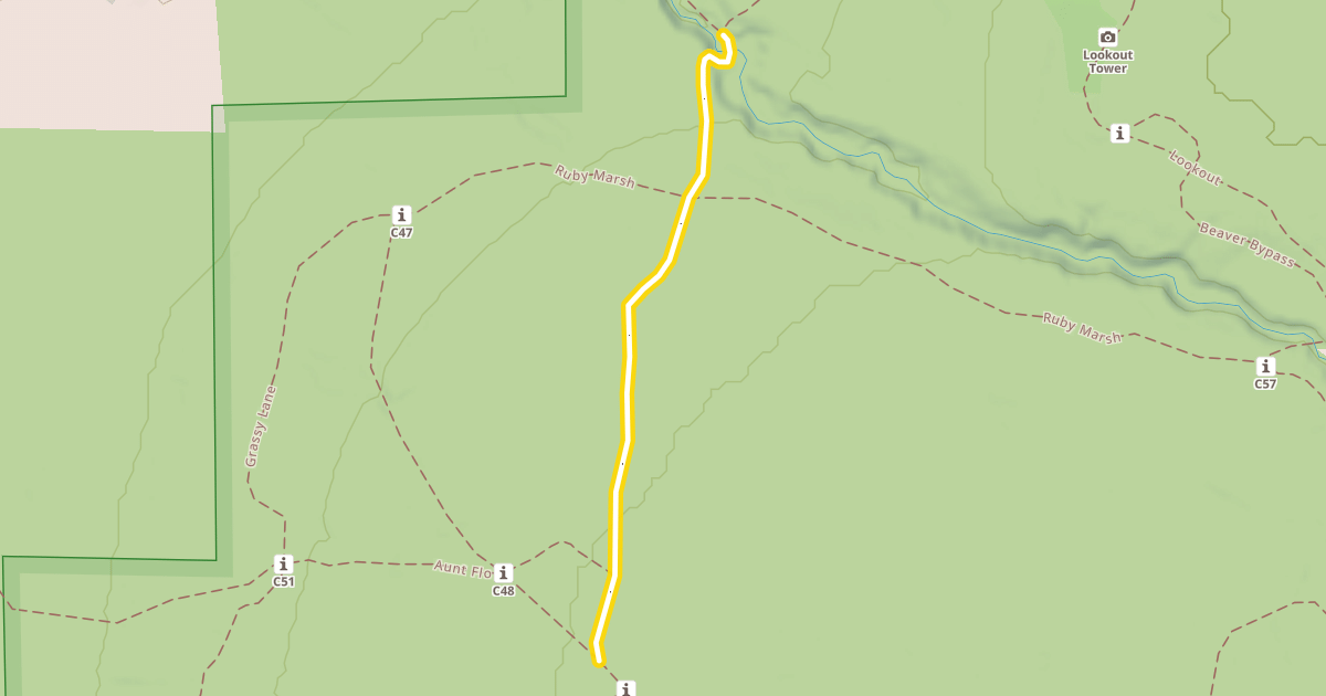 Map preview of Spring Creek