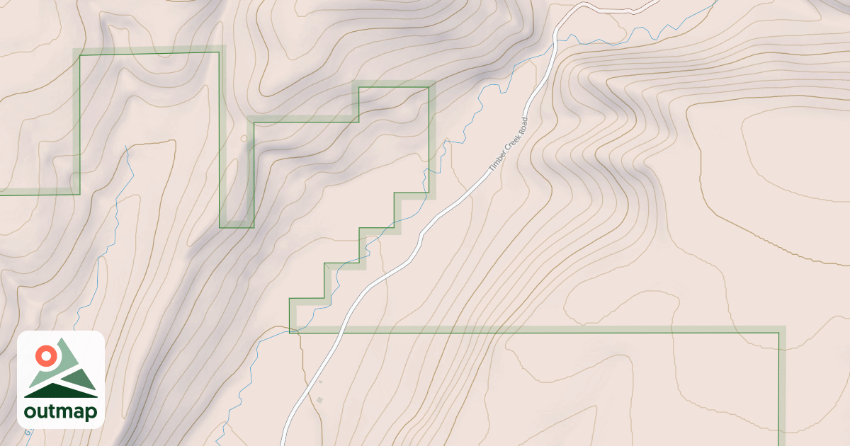 Map of TIMBER CREEK-MOTORIZED MIXED U