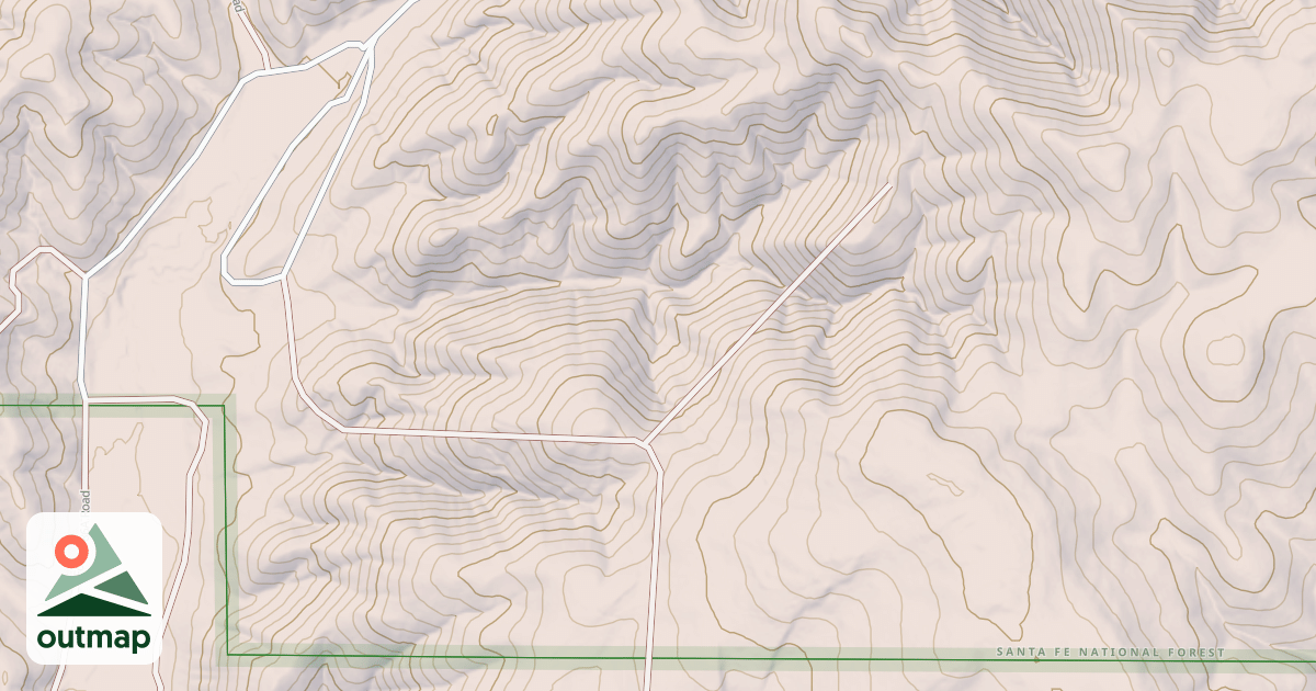 Map of BULL CANYON AREA