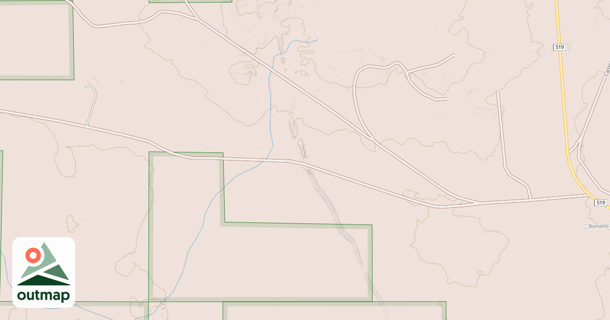 Map of Bergland Snowmobile #11 N