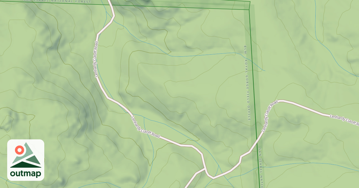 Map of BLM National GTLF Public Motorized Roads 832309e6-b992-454f-b80d-e4b97cc3d309