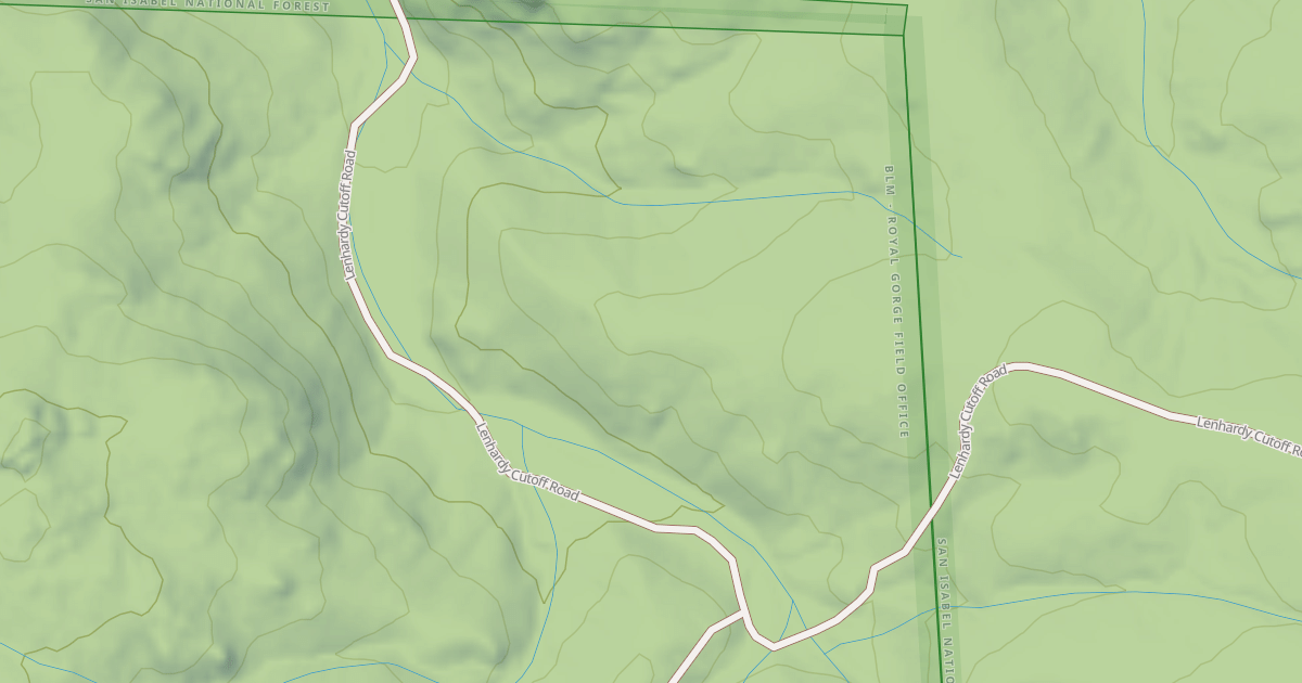 Map preview of BLM National GTLF Public Motorized Roads 832309e6-b992-454f-b80d-e4b97cc3d309
