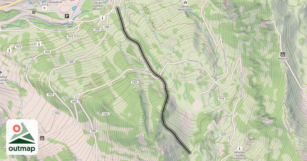 Map of Lower Silver Fox