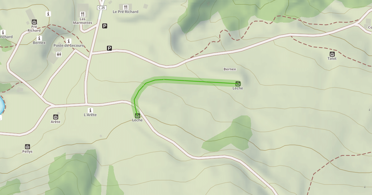 Map preview of La Lèche