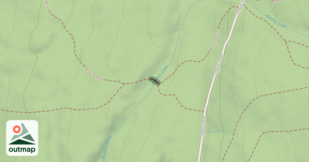 Map of Cabin Trail