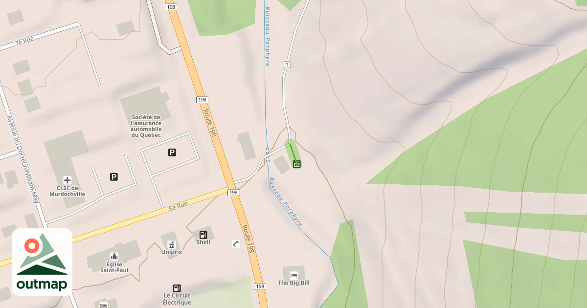 Map of Chemin de la Reserve-Faunique