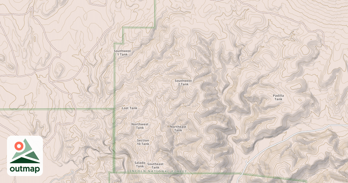 Map of USFS National Forest System Roads {2B5EF8C3-8143-49A1-840E-E5E4352B64EE}