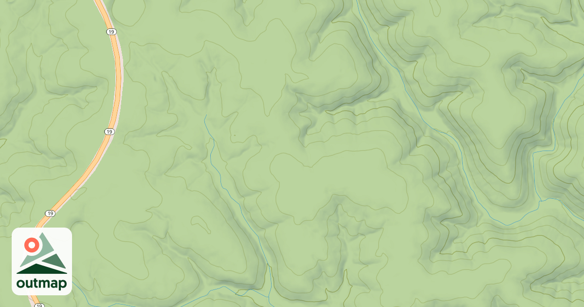 Map of BRUSHY POND