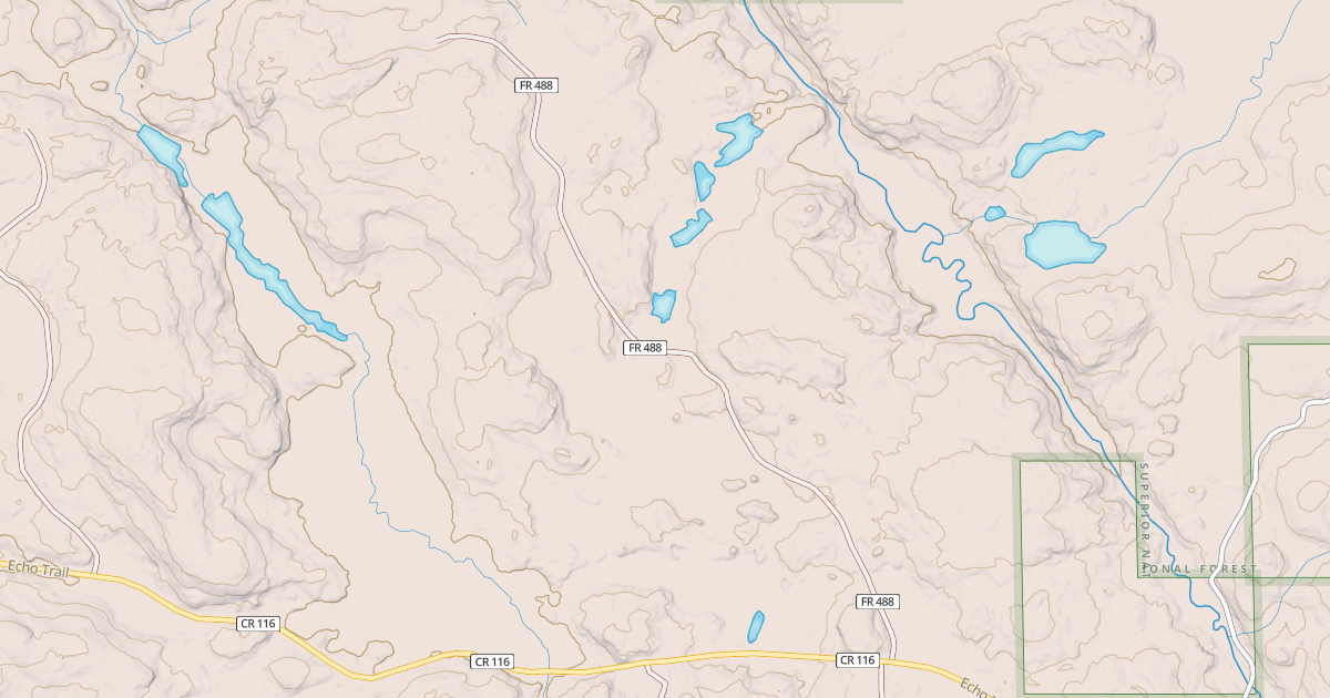 Map preview of ECHO RIVER