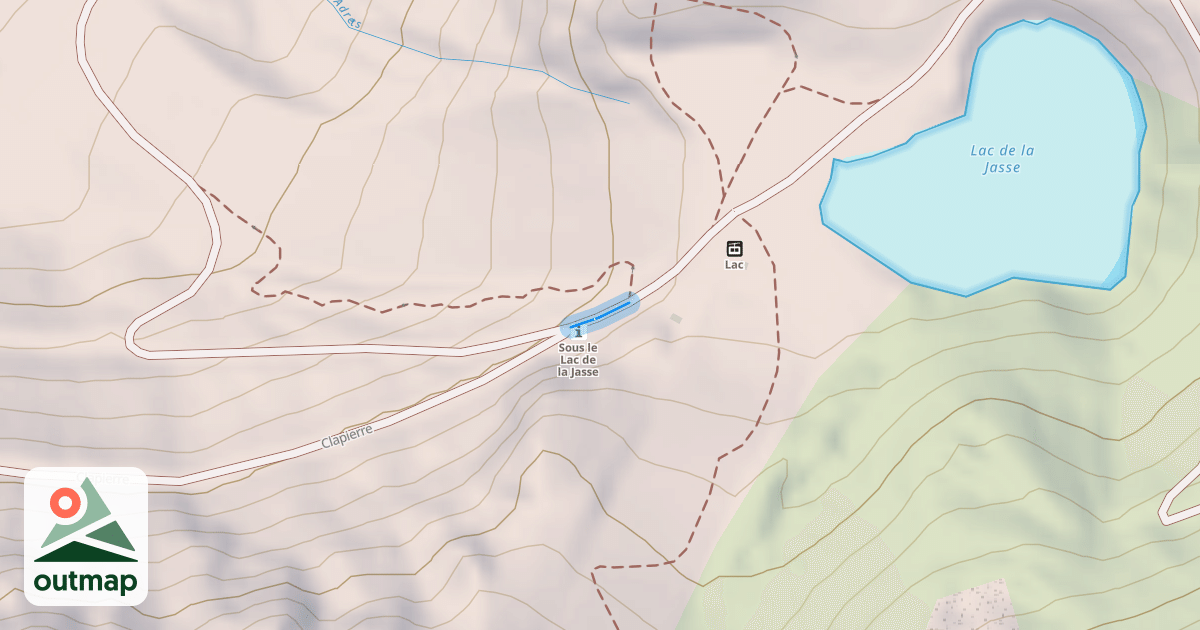 Map of Clapierre