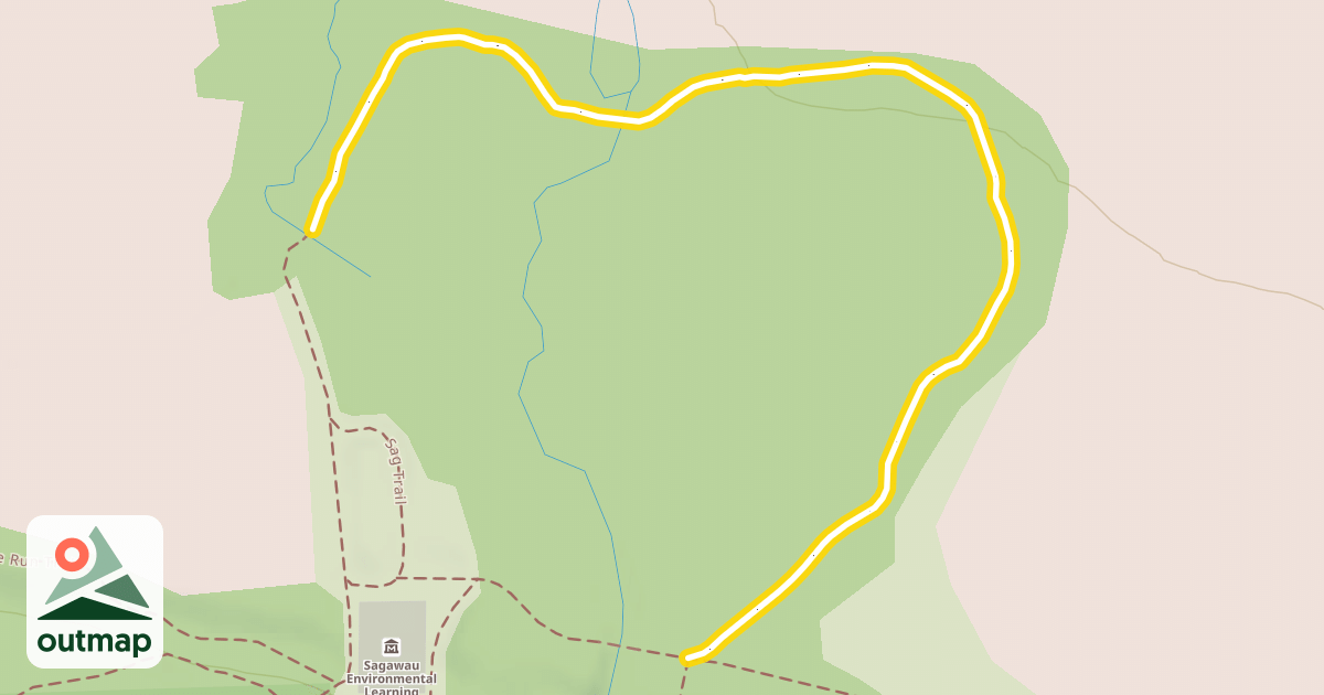 Map of Sag Trail