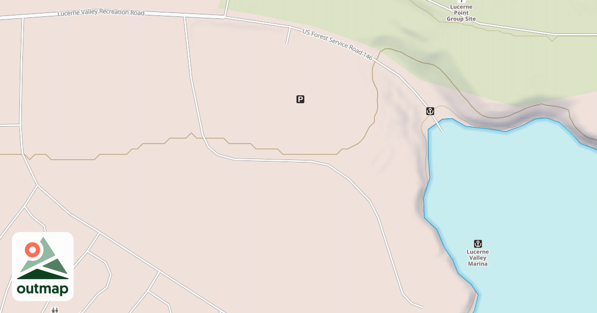 Map of LUCERNE MARINA PARKING