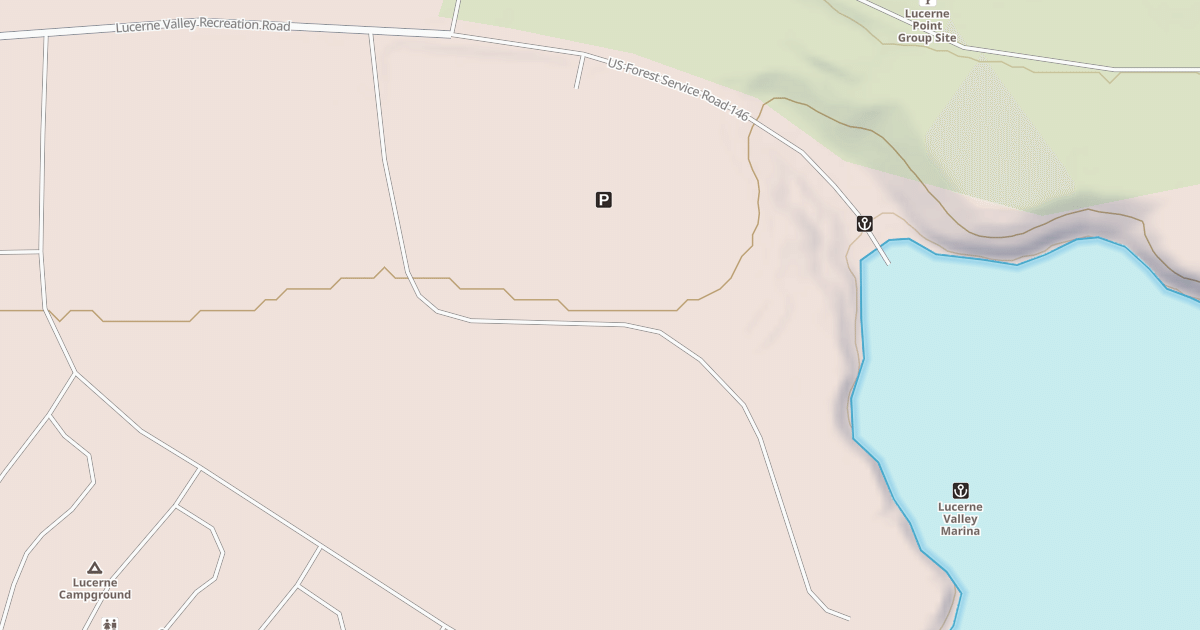 Map preview of LUCERNE MARINA PARKING