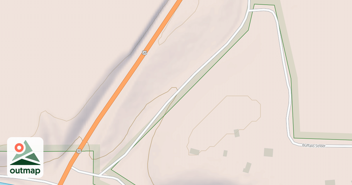 Map of NORTH FORK SH AREA