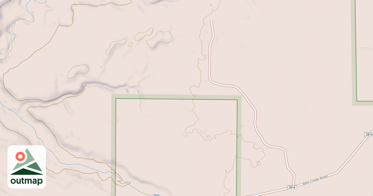 Map of BILLS CREEK SPUR E