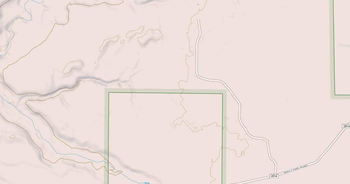 Map preview of BILLS CREEK SPUR E