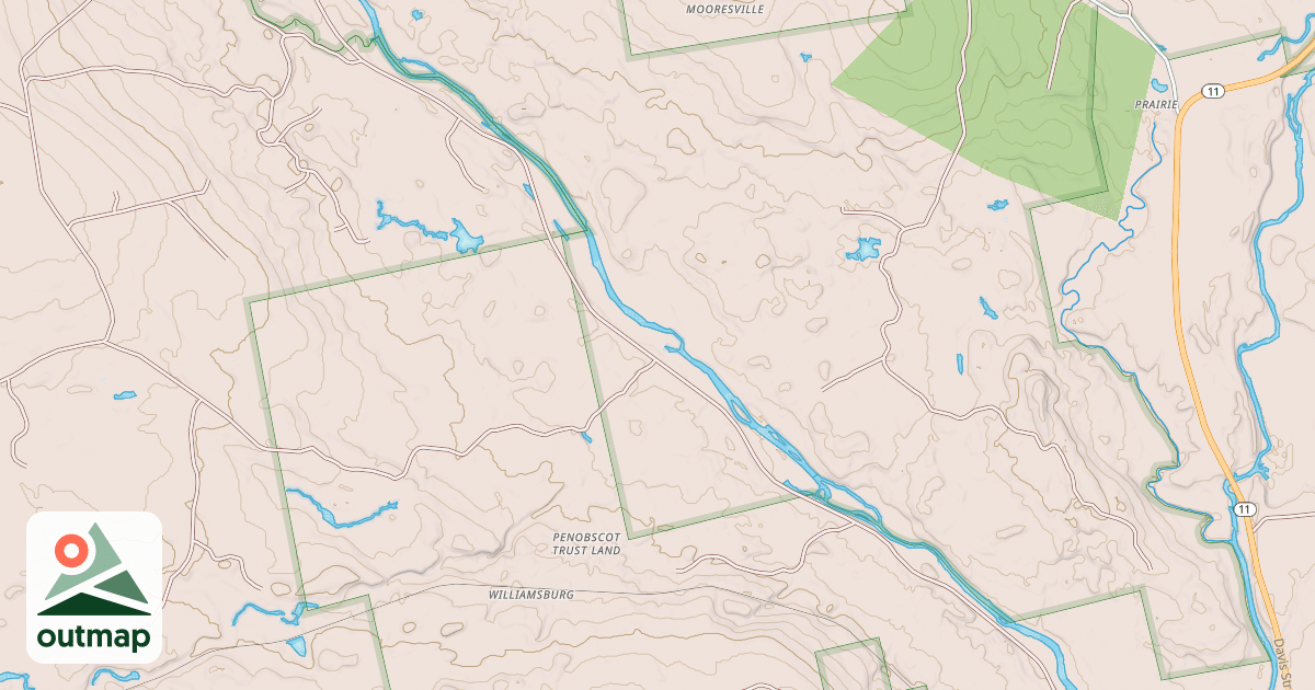 Map of Maine Statewide ATV Trails 42