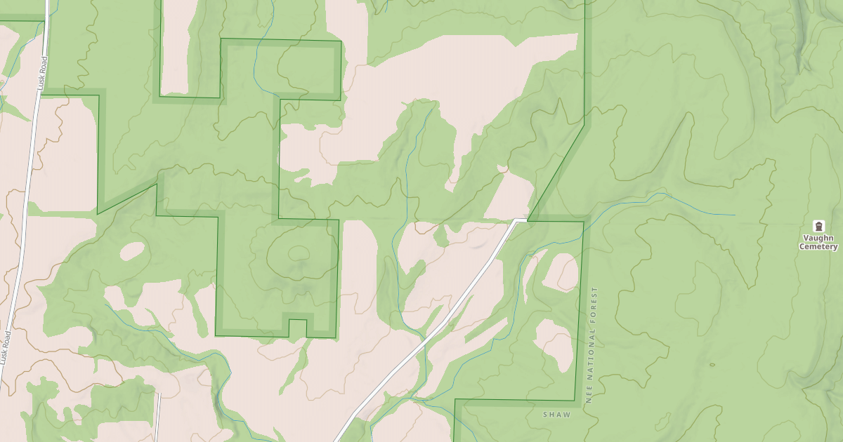 Map preview of RIDGELY RD