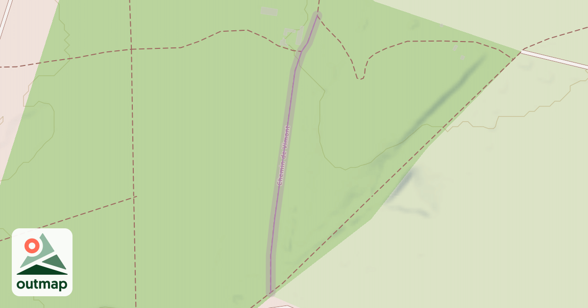 Map of Chemin de Vimont