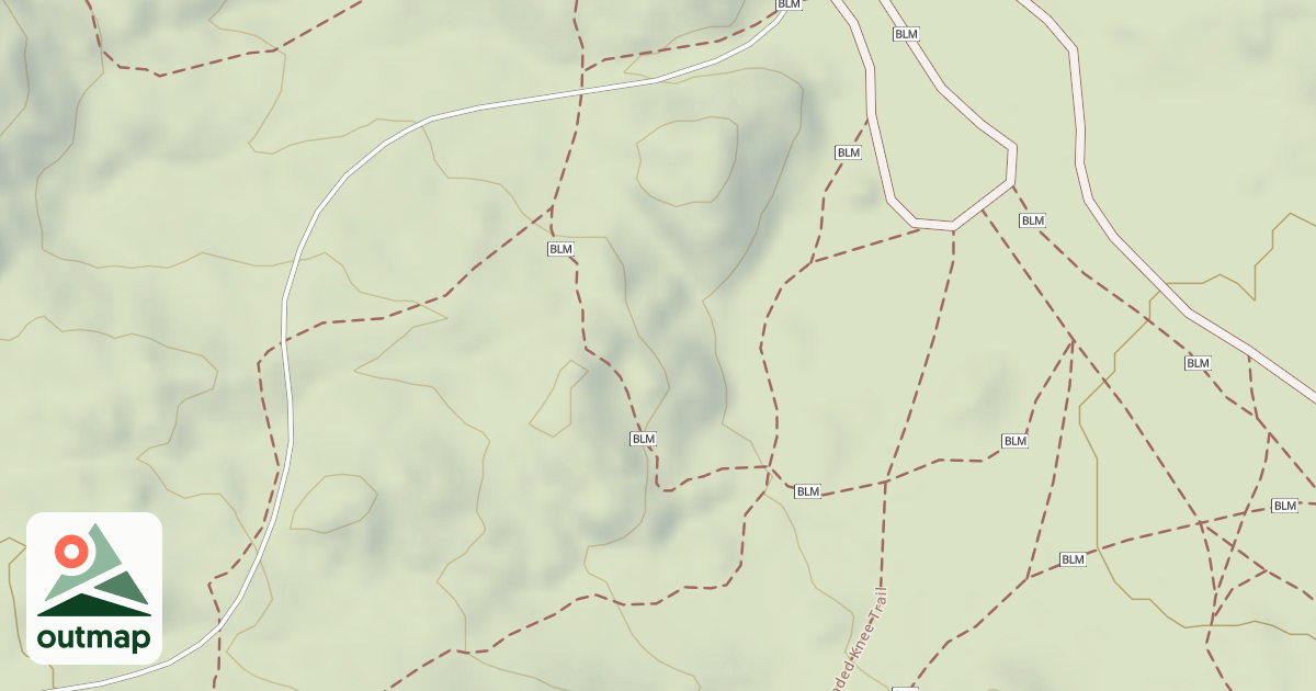 Map of BLM National GTLF Public Motorized Trails 86472df1-344f-46ce-89da-49d8aa7edf04