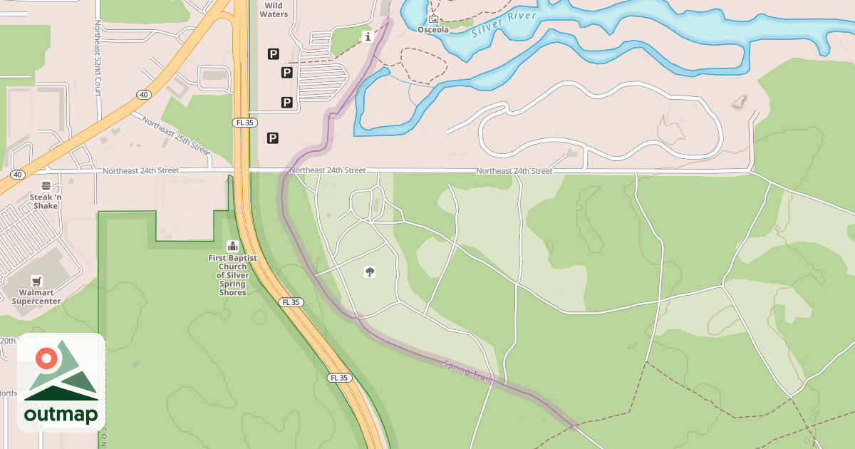 Map of Spring Trail