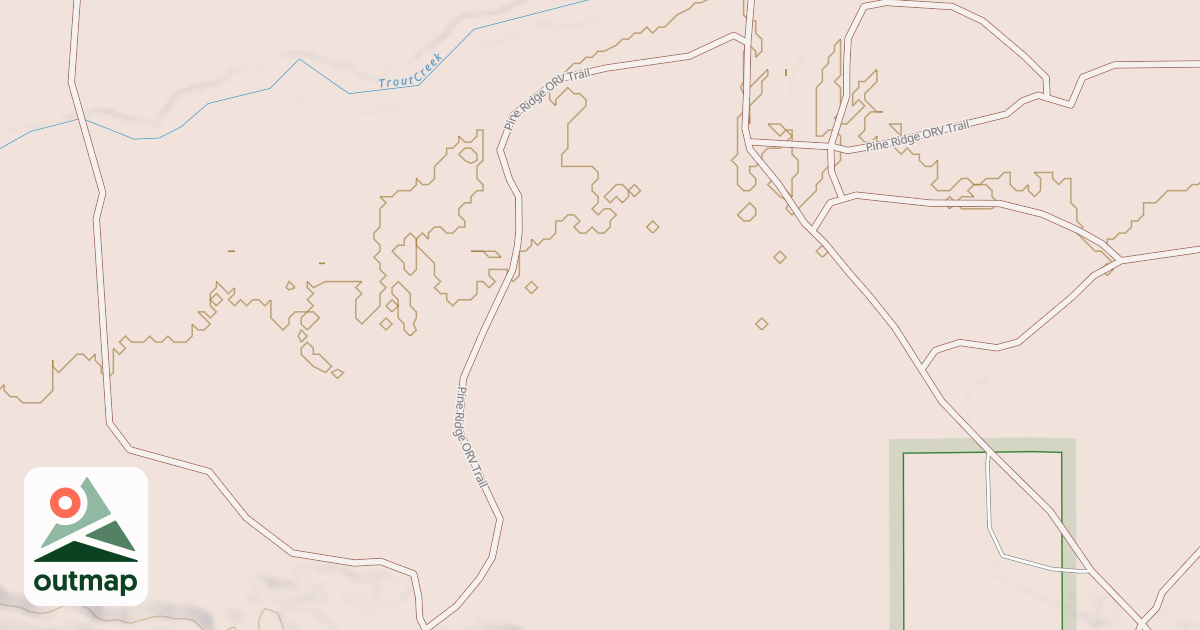 Map of Pine Ridge Trail
