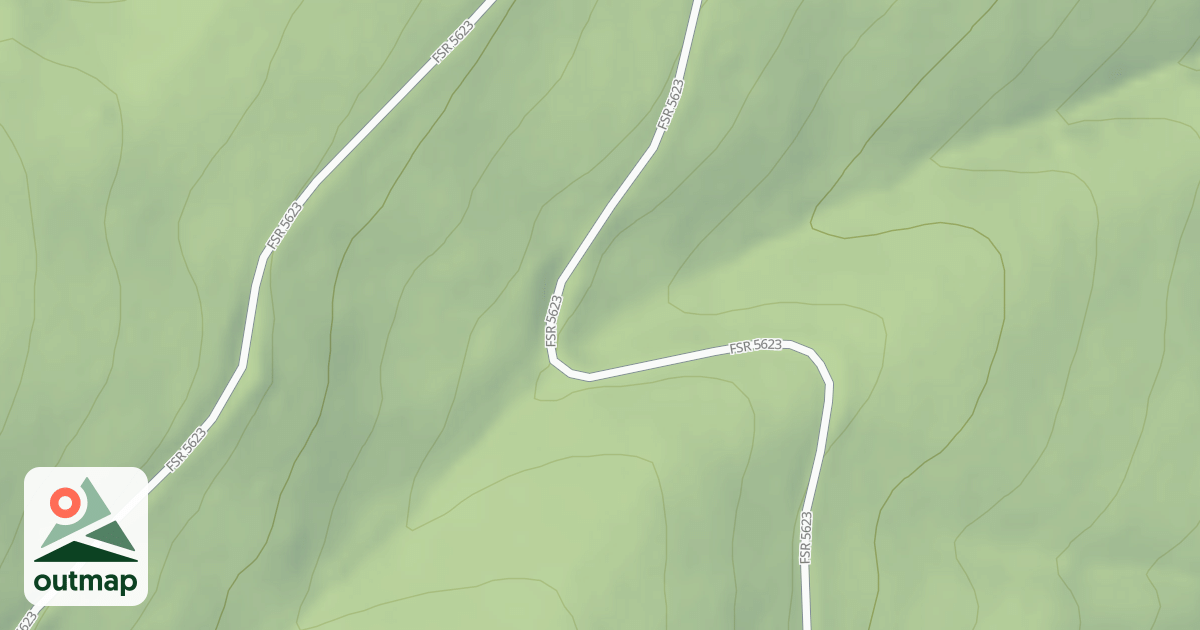 Map of (FDR) SOUTH LICK CREEK