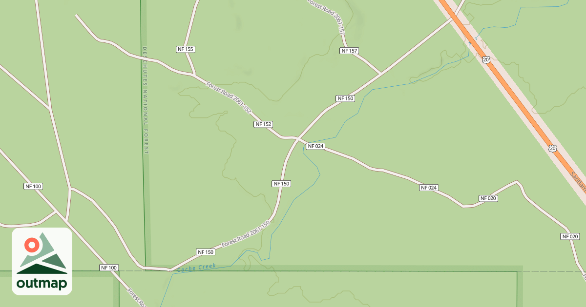 Map of CACHE CR PIT