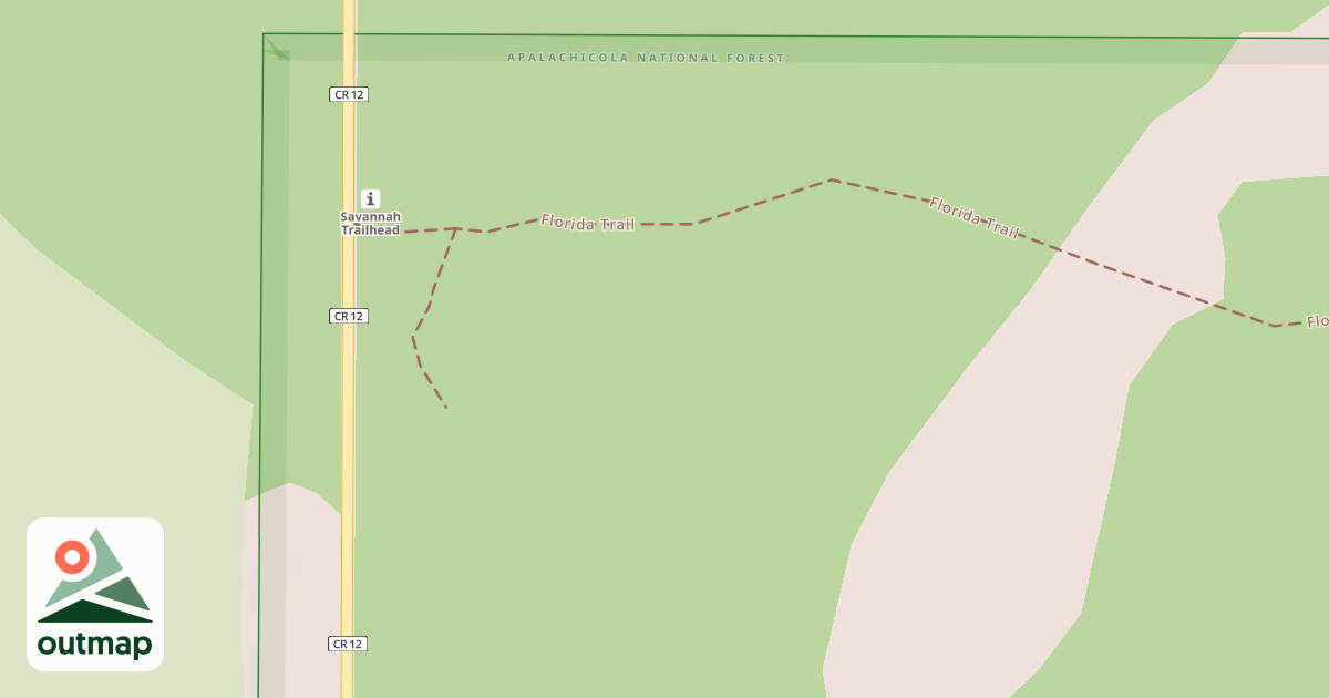 Map of FNST TRAILHEAD