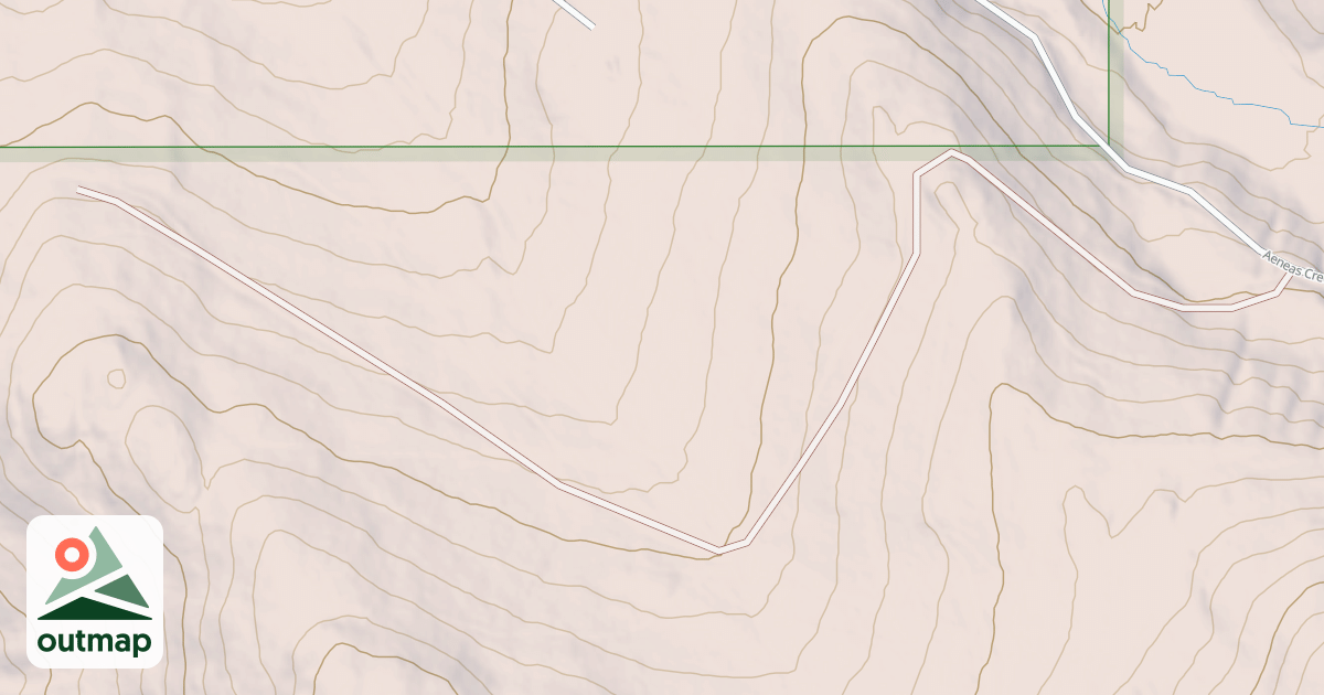 Map of USFS Motor Vehicle Use Map Roads {5F2100F6-210B-46EC-A98C-4CCB55433658}