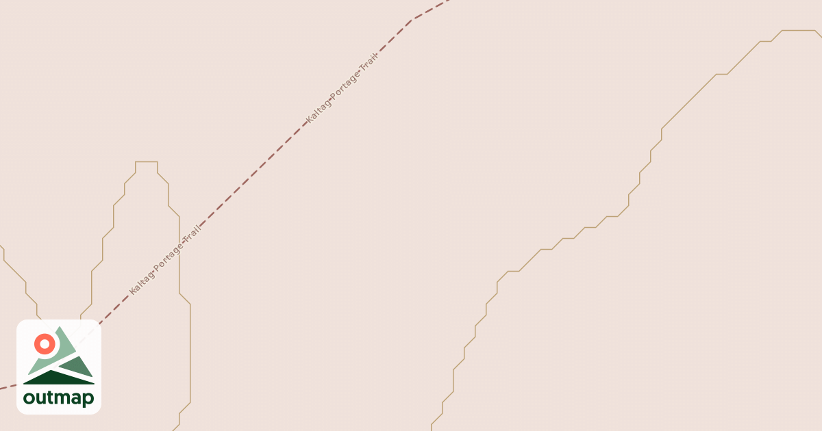 Map of Willow to Nome Winter Trail
