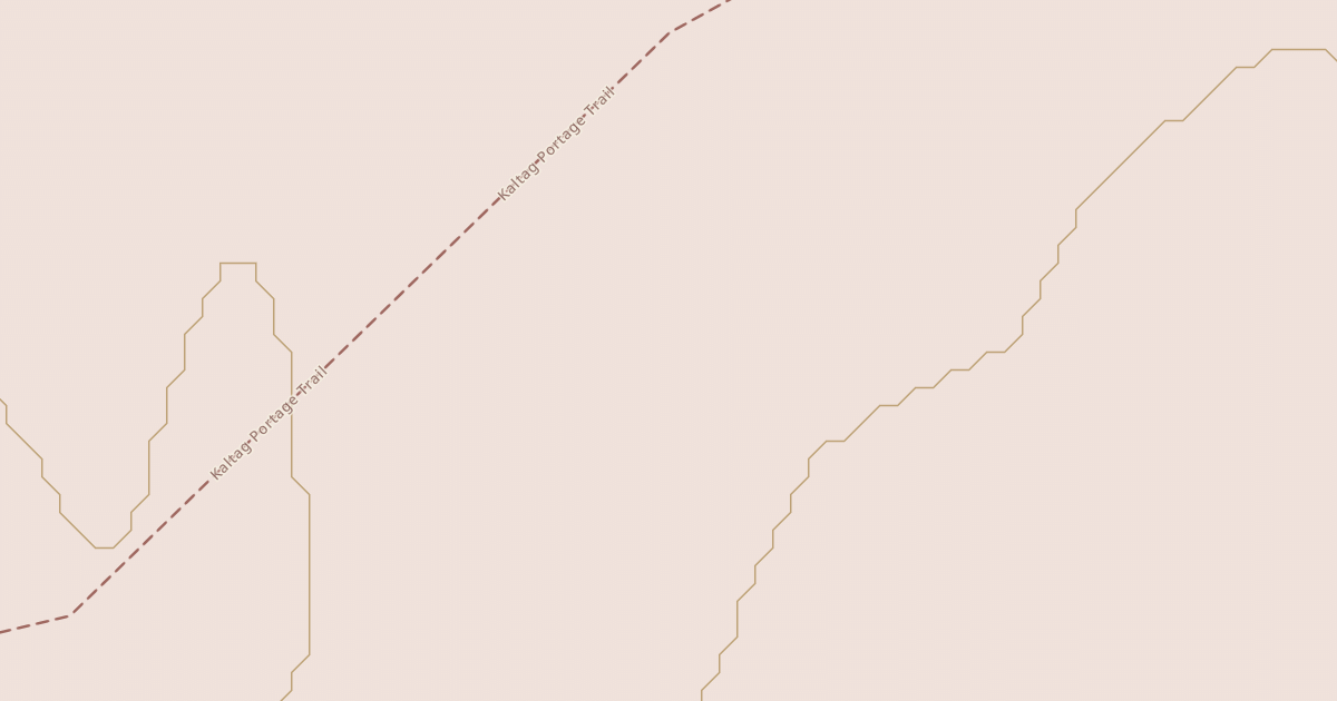 Map preview of Willow to Nome Winter Trail