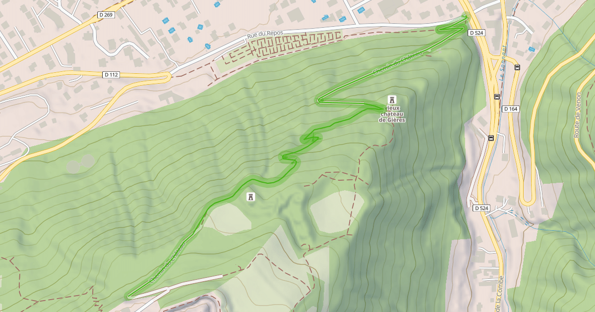 Map preview of Chemin du Château