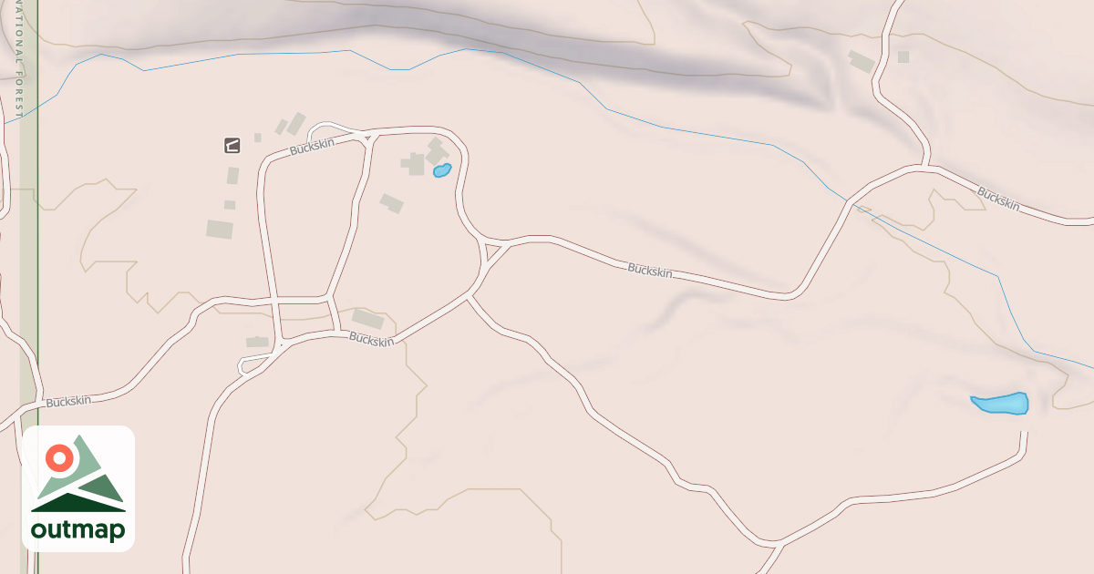 Map of BUCKSKIN