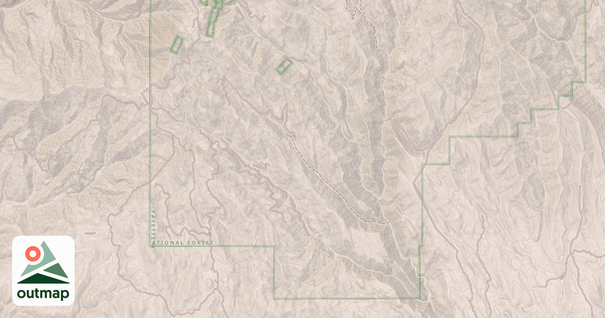 Map of ADAMS CREEK
