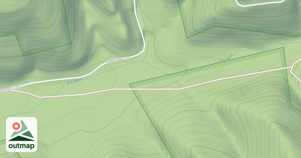 Map of DRY GULCH RD
