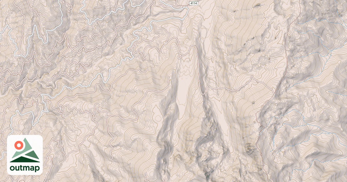 Map of GOLD FORK NORTH