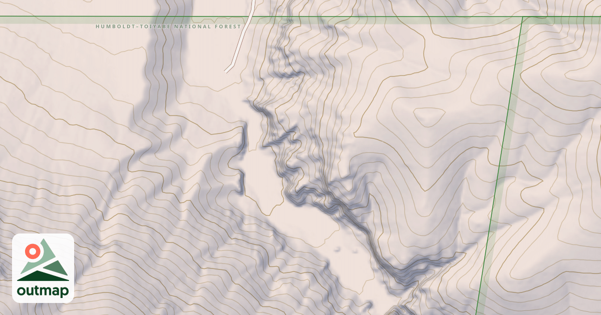 Map of HOOPER CANYON