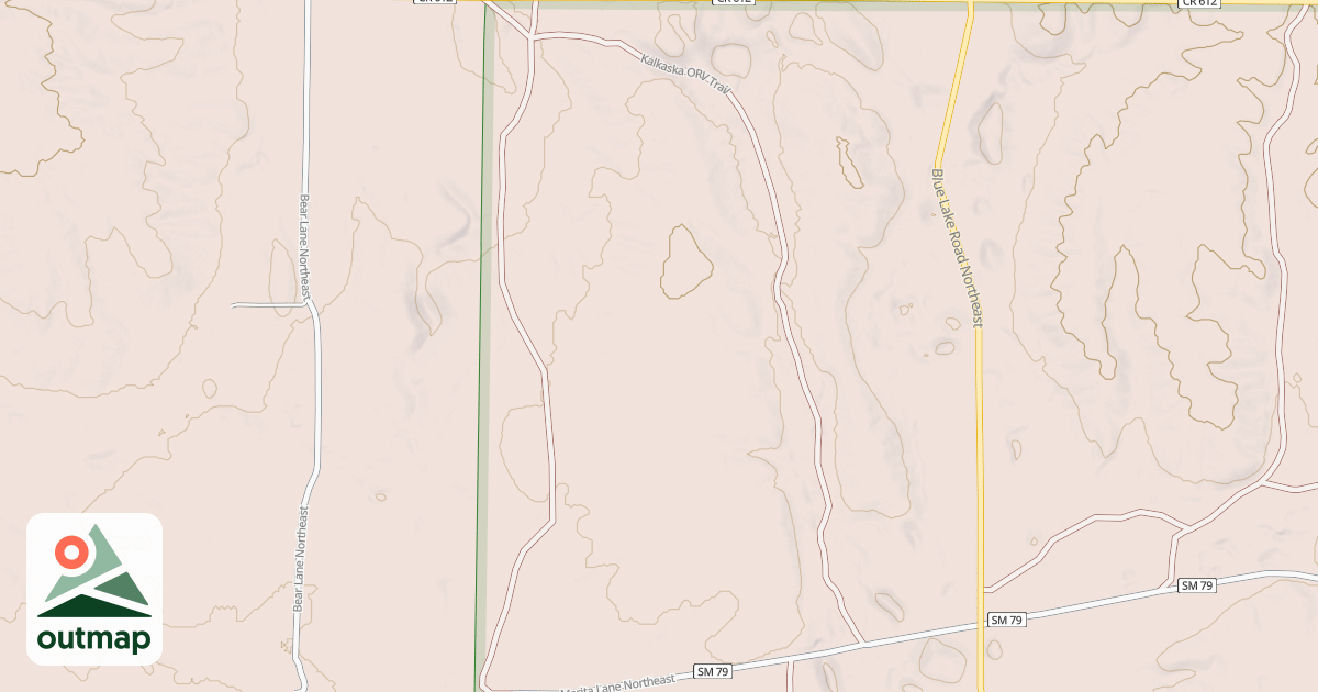 Map of Kalkaska Trail