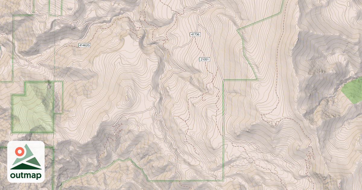 Map of BRONCO CANYON