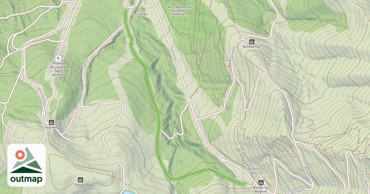 Map of Traversée