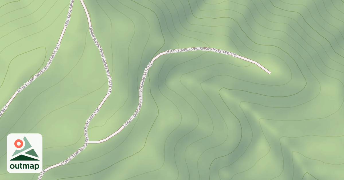 Map of USFS Motor Vehicle Use Map Roads {07D706E0-221A-4B20-8BB9-61CC1832ECE5}