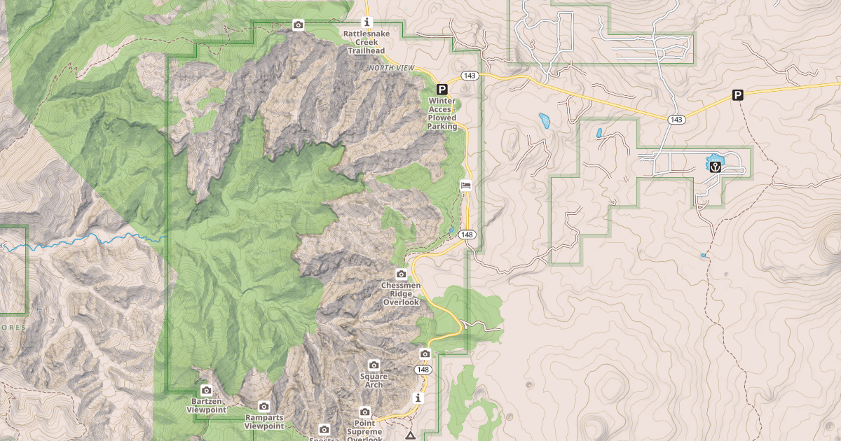 Map preview of Snowmobile Trail