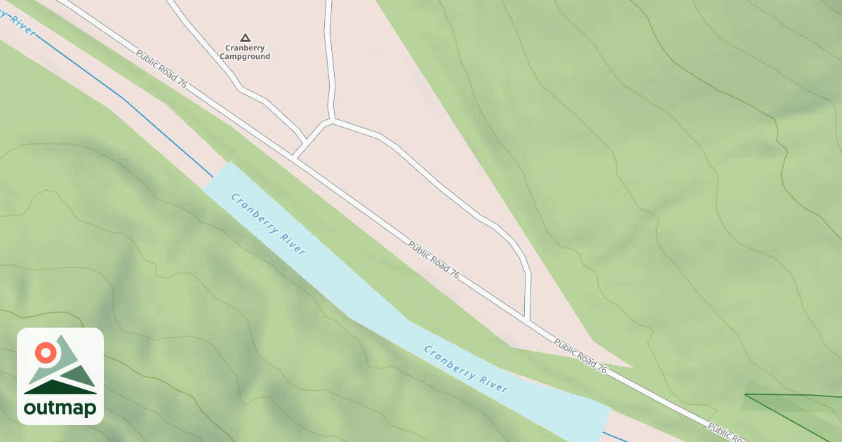 Map of CRANBERRY CG.