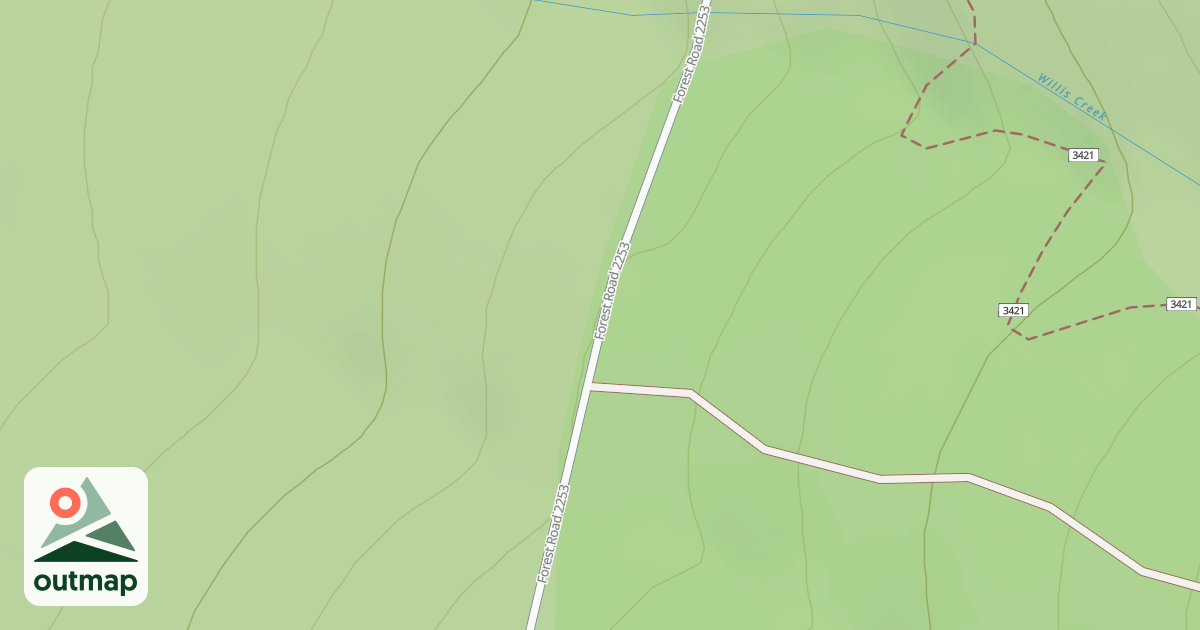 Map of BINGHAM RIDGE ROAD