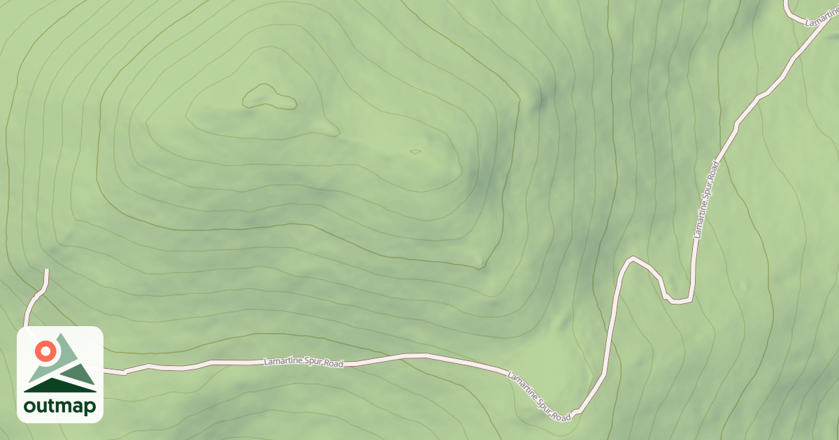 Map of LAMARTINE SPUR