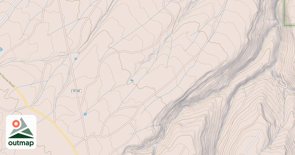 Map of LONE DOME P
