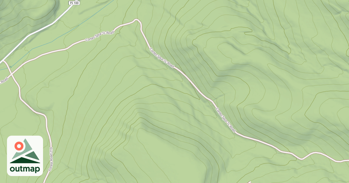 Map of CORTEZ SPUR 1L