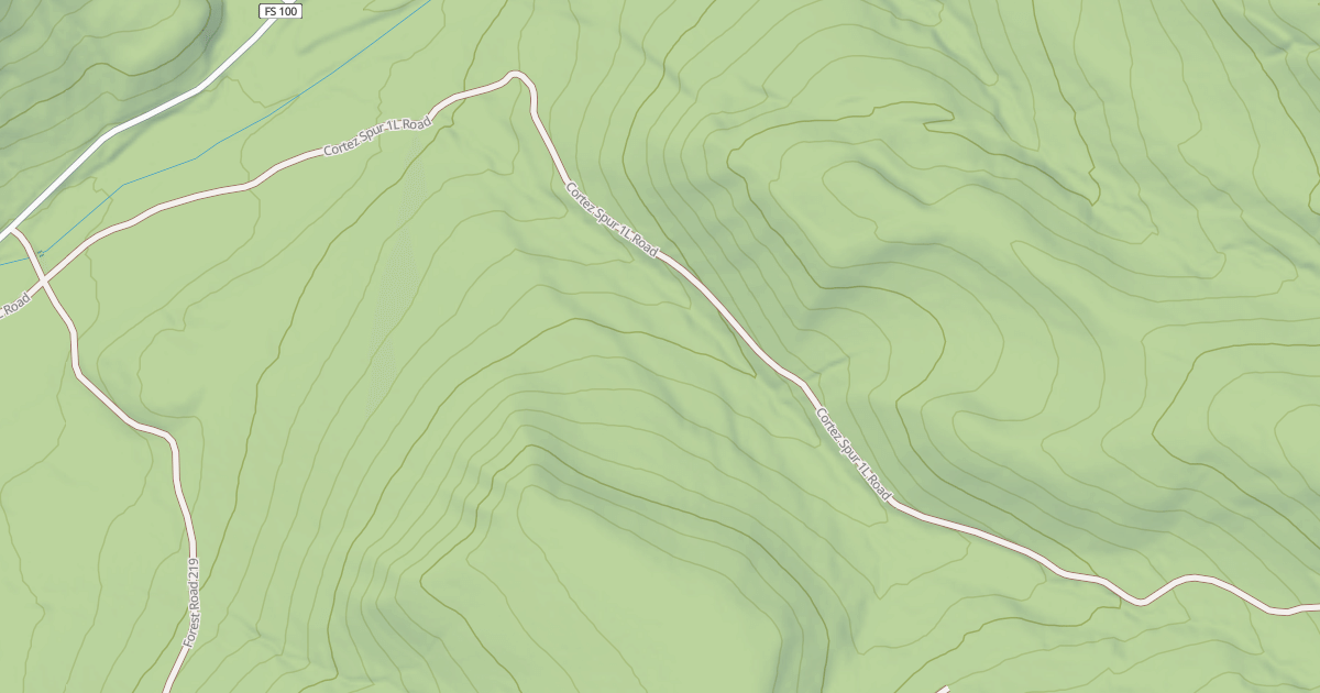 Map preview of CORTEZ SPUR 1L